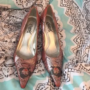 Super fun comic strip heels